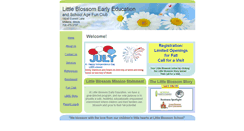 Desktop Screenshot of littleblossomearlyed.com